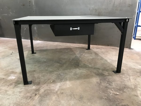 Fabric / Material Cutting Table 2000mmx1500mm with bolt on dispenser