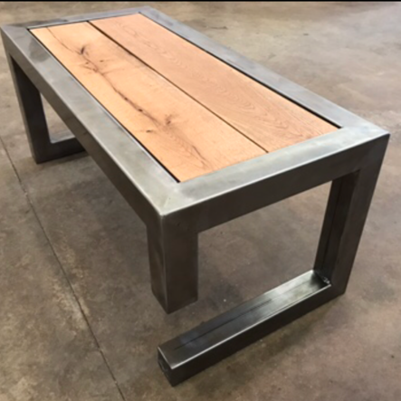 Bespoke contemporary solid oak coffee table